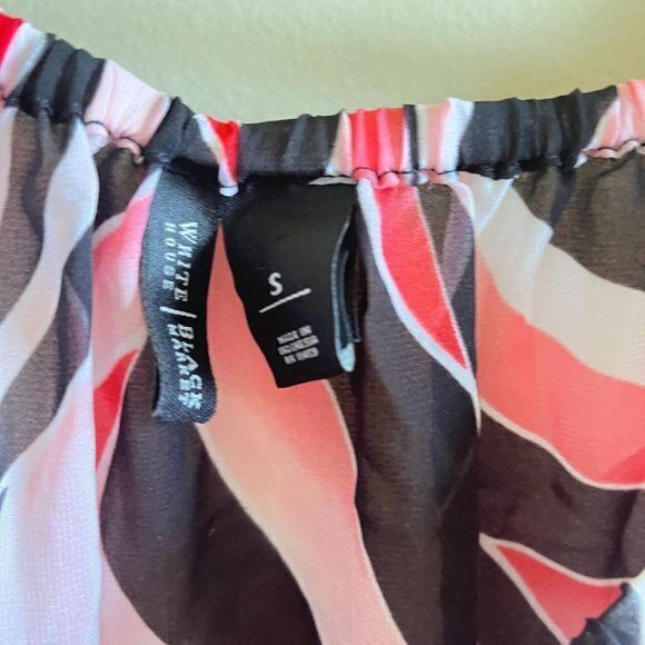 WHITE HOUSE BLACK MARKET OFF SHOULDER DROP WAIST DRESS BELT WOMENS SIZE S - Picture 3 of 5